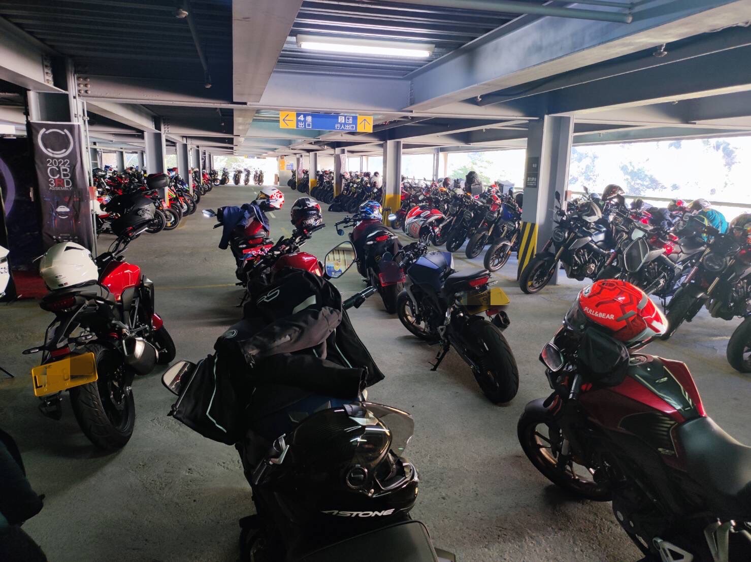 cb重機車系全國車聚谷關-和平警呼籲騎士注意用路安全