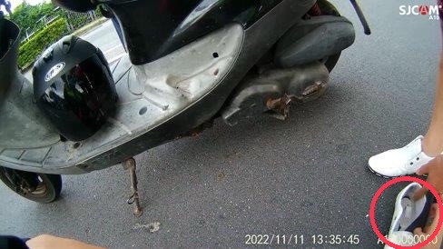騎失車又藏毒，男子遭眼尖保警逮捕究辦