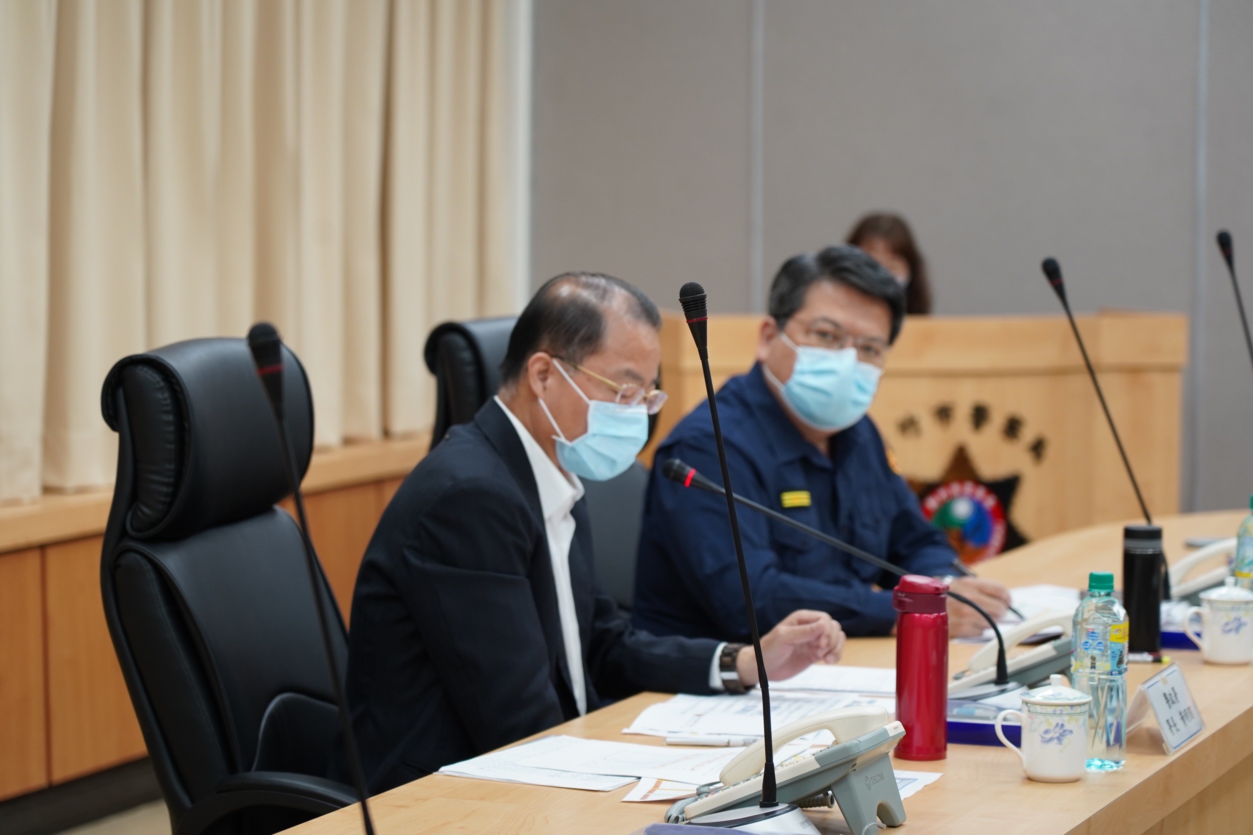 選情緊迫-署長黃明昭慰勉竹市警辛勞