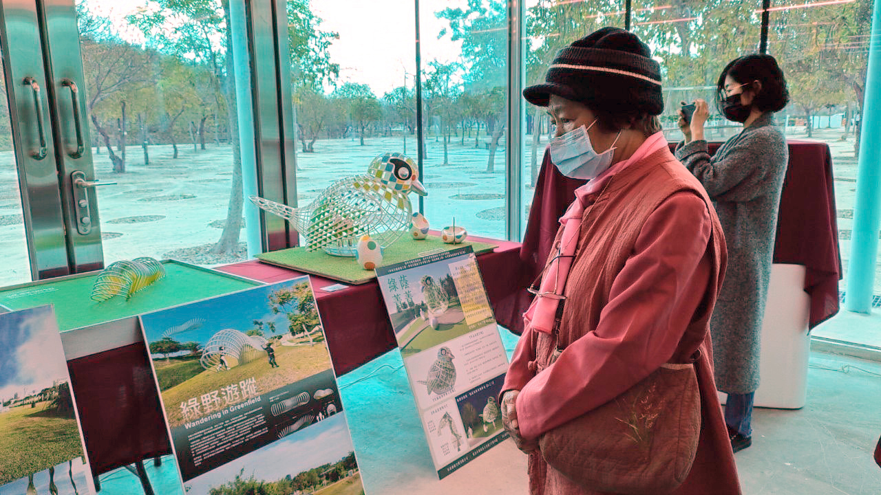 水湳經貿園區公共藝術模型展開跑-拍照上傳抽好禮