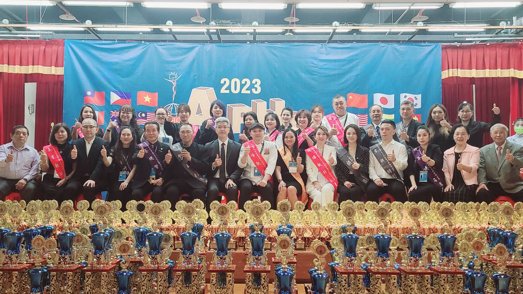 2023中華奧林匹克盃美業交流競技暨授證頒獎典禮-活動競爭激烈各個都有好成績表現