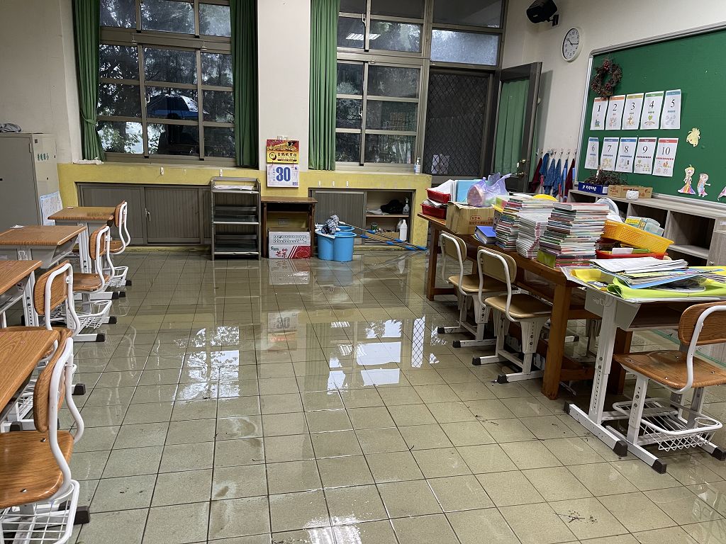 縣府彙整卡努颱風校園災損-加速辦理各校搶修復建工程