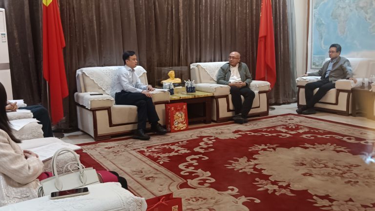 陳江濤在京會見中國航天科工集團208所黨委書記吳鋒一行