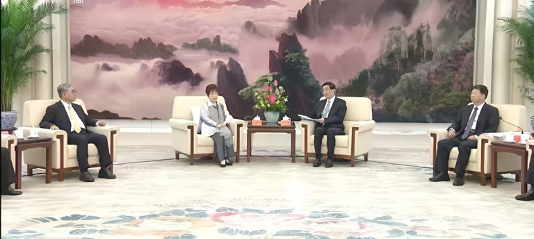 王滬甯在京會見洪秀柱等臺灣參加九三閱兵各界代表