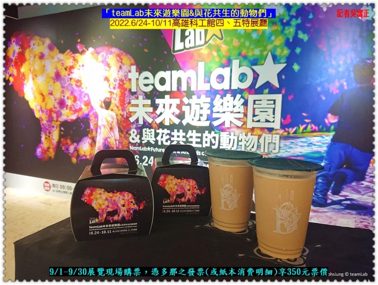 高雄科工館2022.6/24-10/11[teamLab未來遊樂園]9/1-30憑多那之發票享350元票價＠華夏新聞報