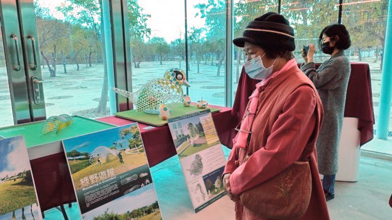 水湳經貿園區公共藝術模型展開跑 拍照上傳抽好禮