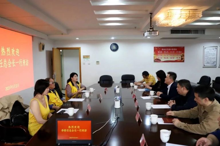 羅恩平會見台灣中華全球華僑總會總會長李鎔任一行